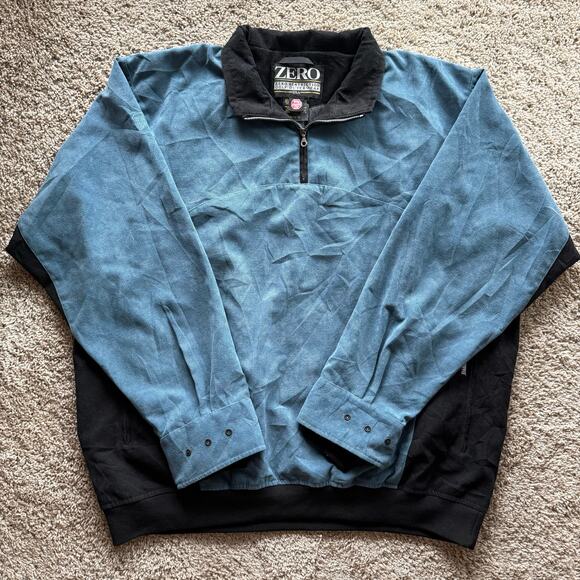 Zero Restriction Golf Outerwear Windstopper Jacket, Size XL Blue Black - Picture 1 of 5